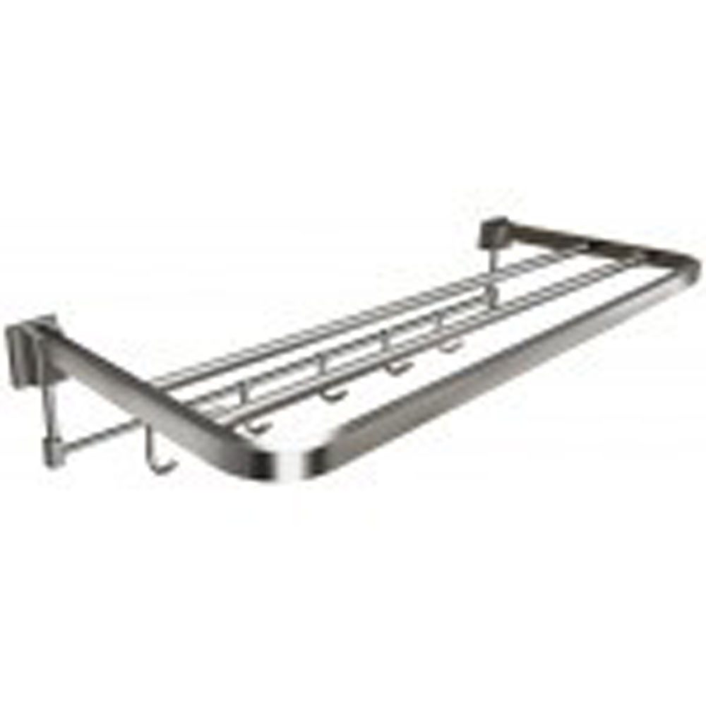 TORA-BATR09005PL Stainless Steel Towel Rack with Hooks – My Store
